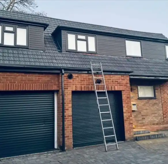 New roof on a dormer house with double garage in Church Crookham